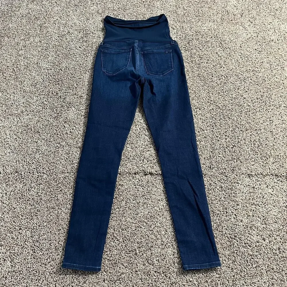 Joe's Jeans Womens 26 Blue The Icon Flawless Maternity Skinny Ankle Stretch‎